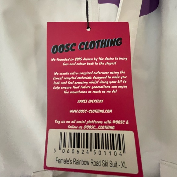 OOSC RAINBOW ROAD SKI SUIT - WOMEN'S - XL - Picture 9 of 11